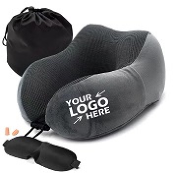 U-shaped Inflatable Travel Pillow
